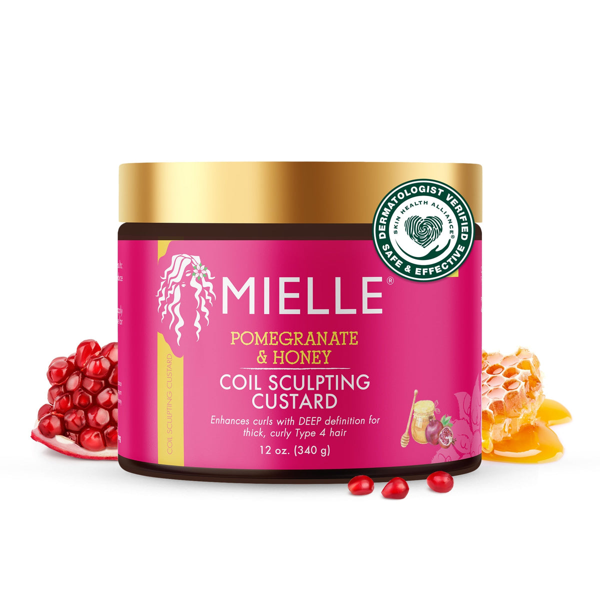 Pomegranate & Honey Coil Sculpting Custard MIELLE
