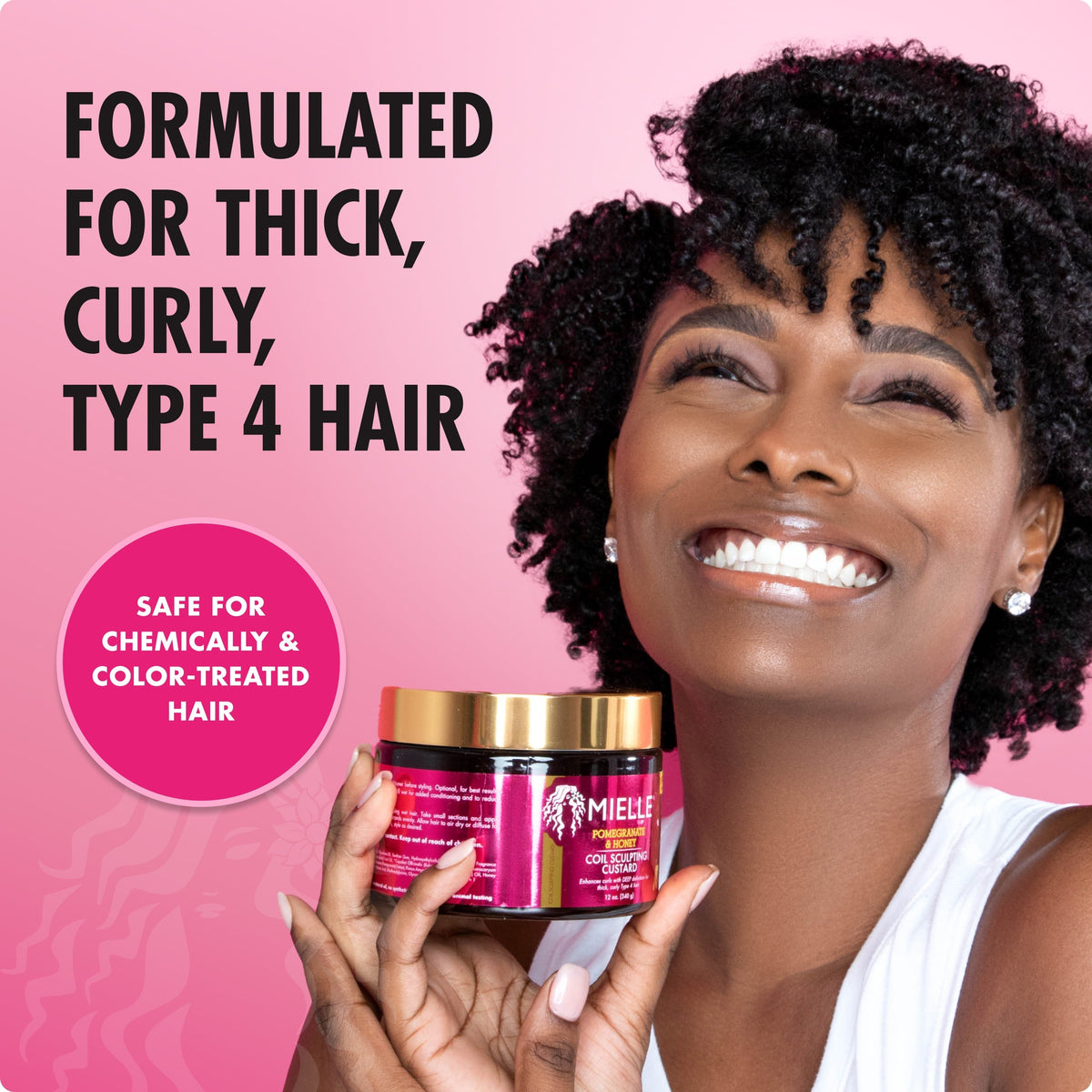 Pomegranate & Honey Coil Sculpting Custard MIELLE