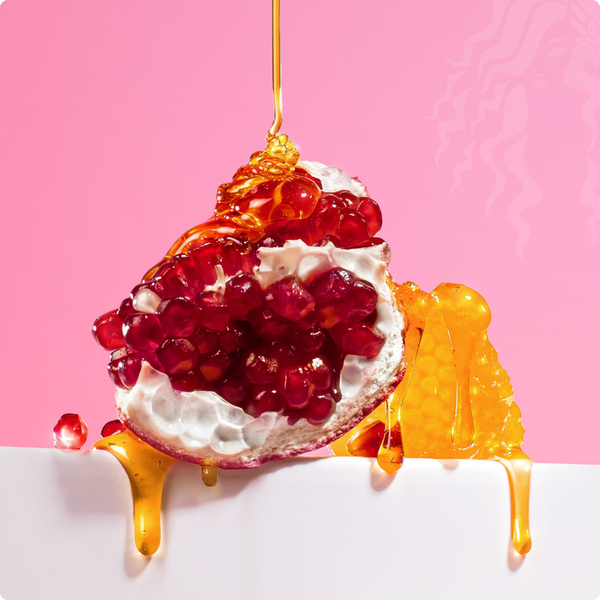 Pomegranate & Honey Coil Sculpting Custard MIELLE
