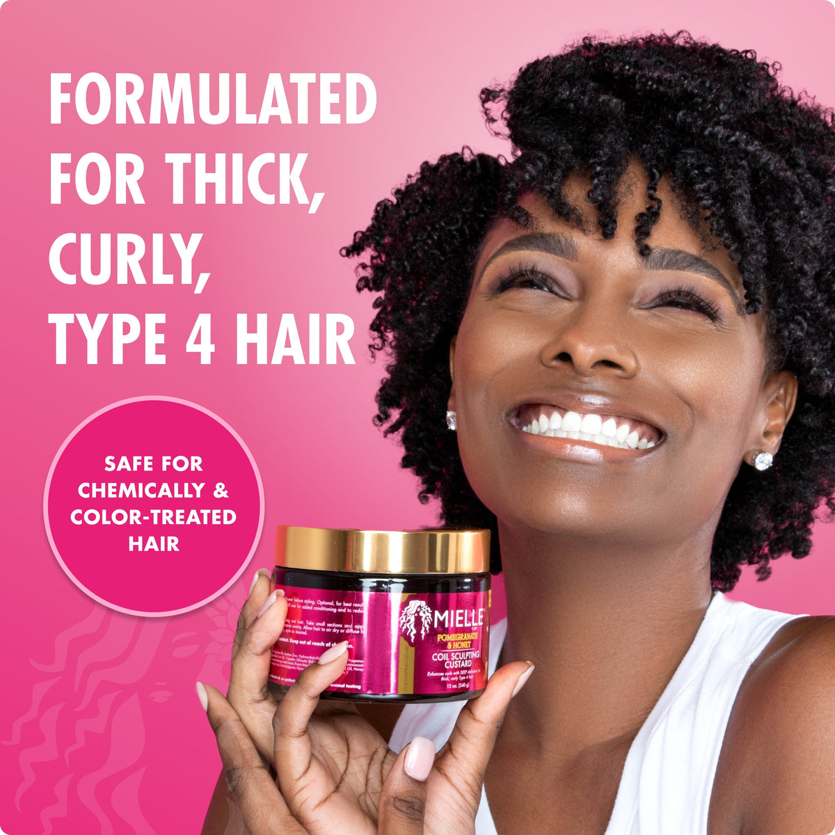 Pomegranate & Honey Coil Sculpting Custard MIELLE