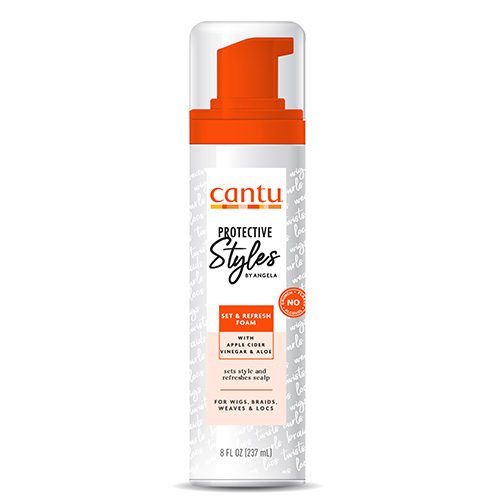 Cantu Protective Styles Set & Refresh Foam — 8 oz Set and Refresh Foam pump bottle