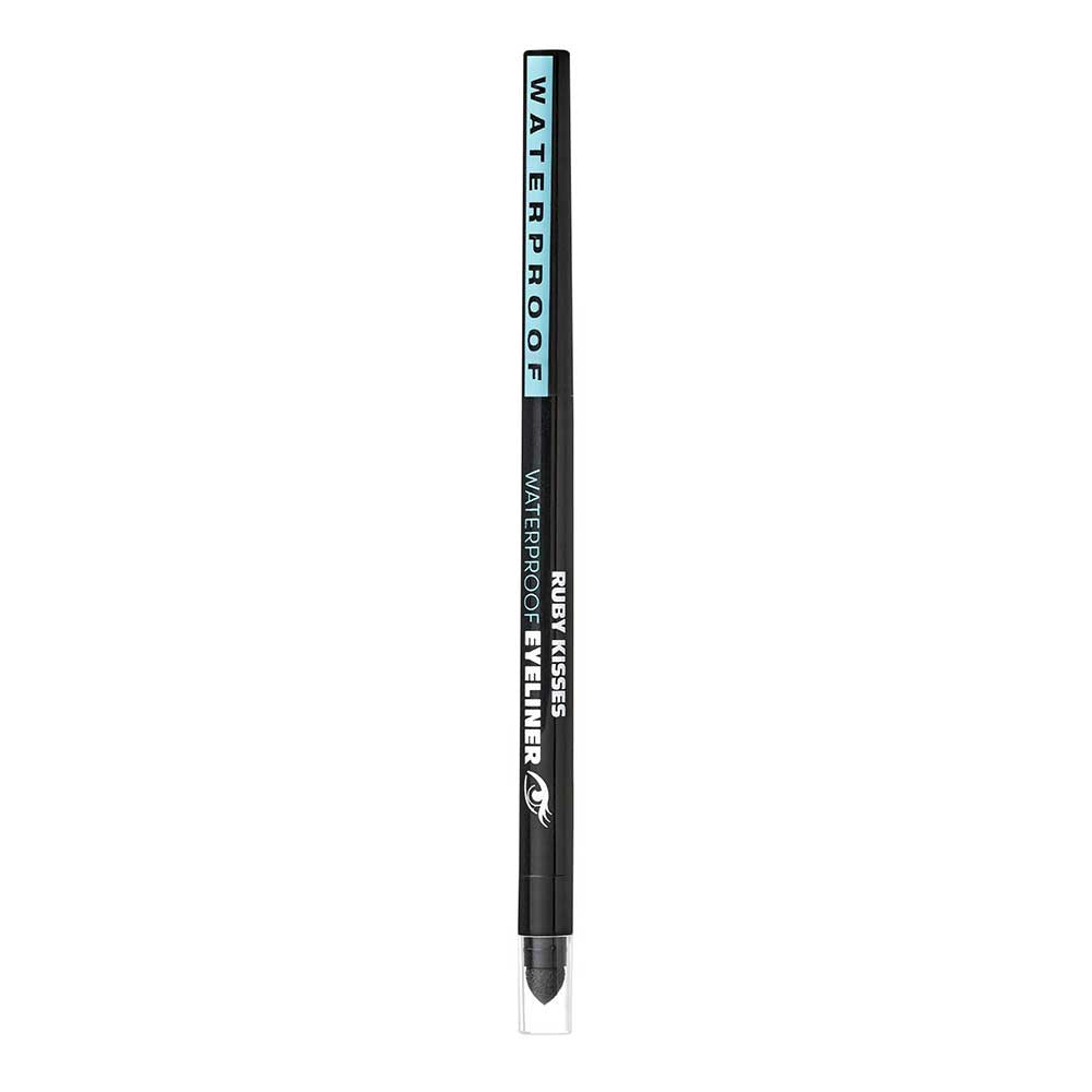 Ruby Kisses Waterproof Auto Eyeliner in Black, capped pencil