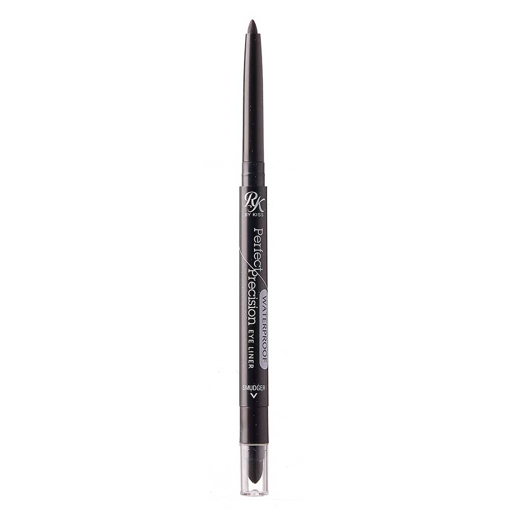 Ruby Kisses Waterproof Auto Eyeliner in Black Galaxy, pencil tip and smudger