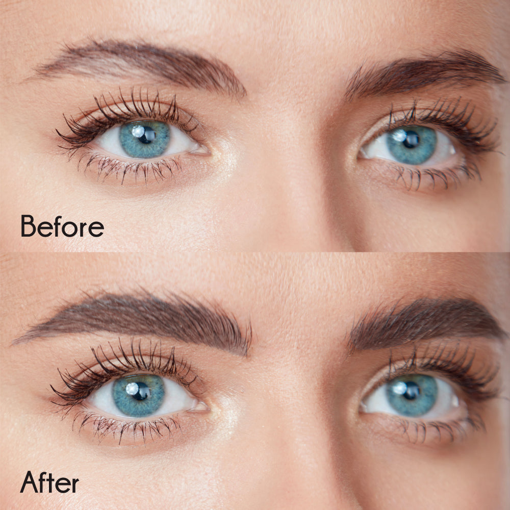 Ruby Kisses Go Brow pencil – Before-and-after brow makeup