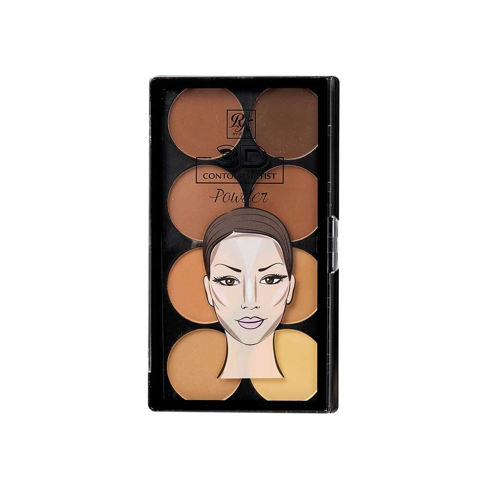 RPCP02MS01Y9_main "Ruby Kisses 3D Contour Powder in Medium Dark, main product view."