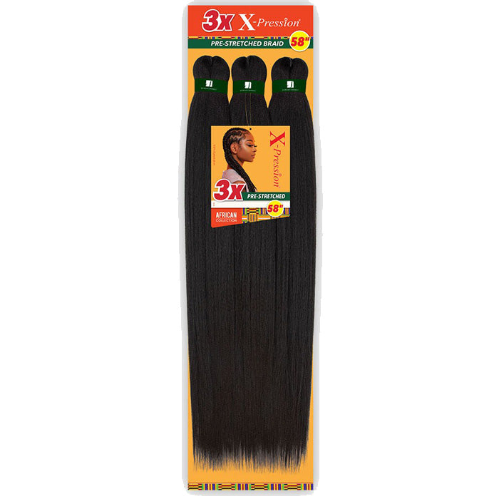 Sensationnel African Collection X-Pression Crochet Braid - 3X PRE-STRETCHED 58"