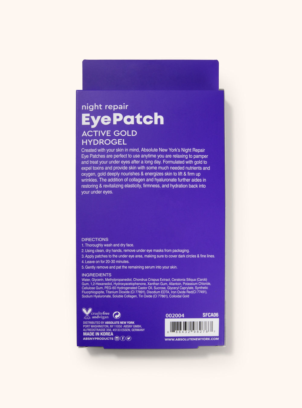 Gold Night Repair Eye Patch - product view 2