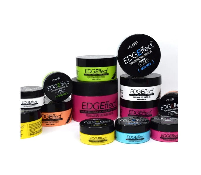 MAGIC COLLECTION - Edge Effect Professional Edge Control Gel Argan Oil Mega Hold 3.38oz