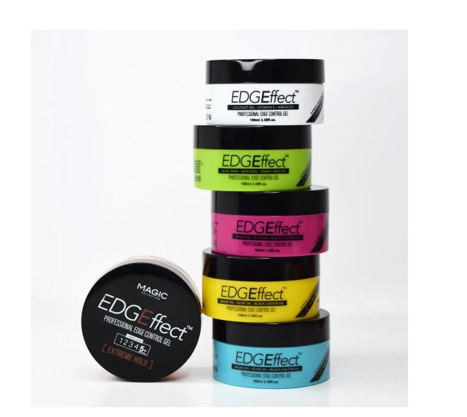 MAGIC COLLECTION - Edge Effect Professional Edge Control Gel Argan Oil Mega Hold 3.38oz