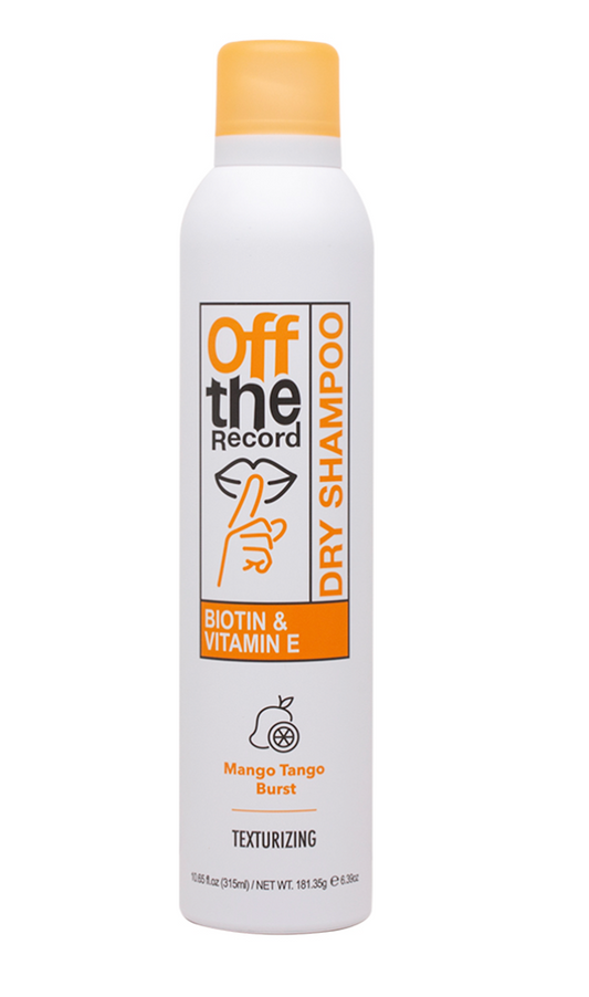 Off The Record Mango Tango Burst Dry Shampoo — 10.65 oz Mango Tango Burst dry shampoo aerosol