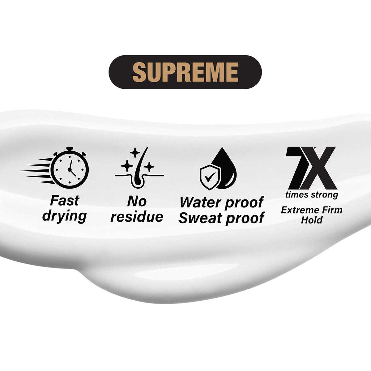 EBIN Wonder Lace Bond Holding Gel Supreme – Clear gel and Supreme hold features