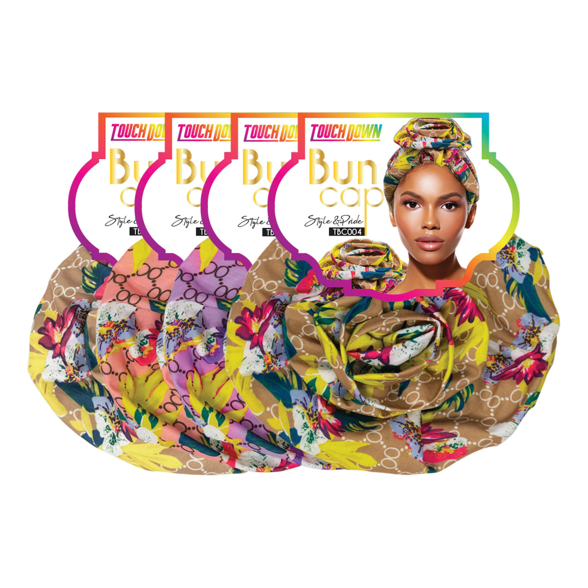 TouchUps Bun Caps – Color Interlocking Assorted Pack