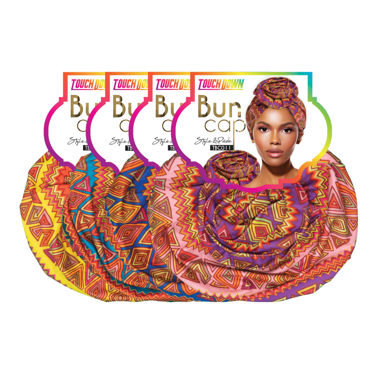 TouchUps Bun Caps – Zigzag Assorted Pack