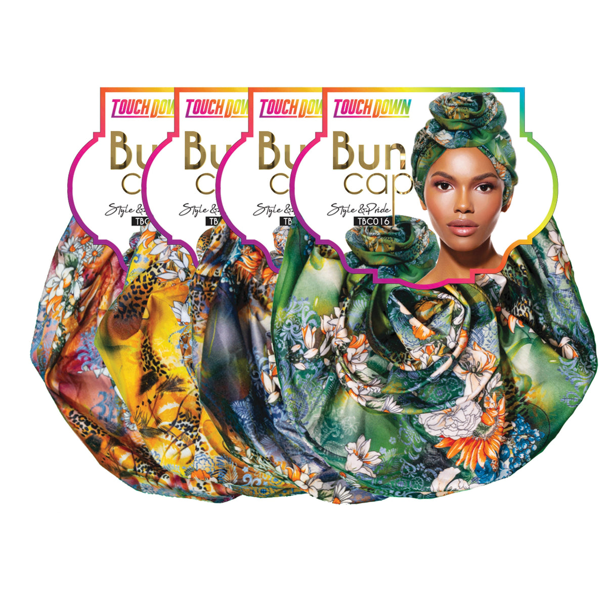 TouchUps Bun Caps – Floral Assorted Pack