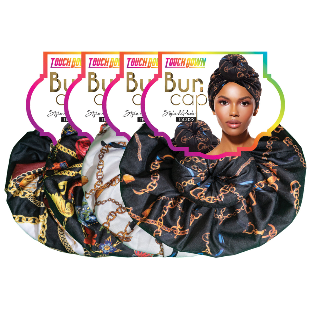 TouchUps Bun Caps – Donut Royal Chain Assorted Pack