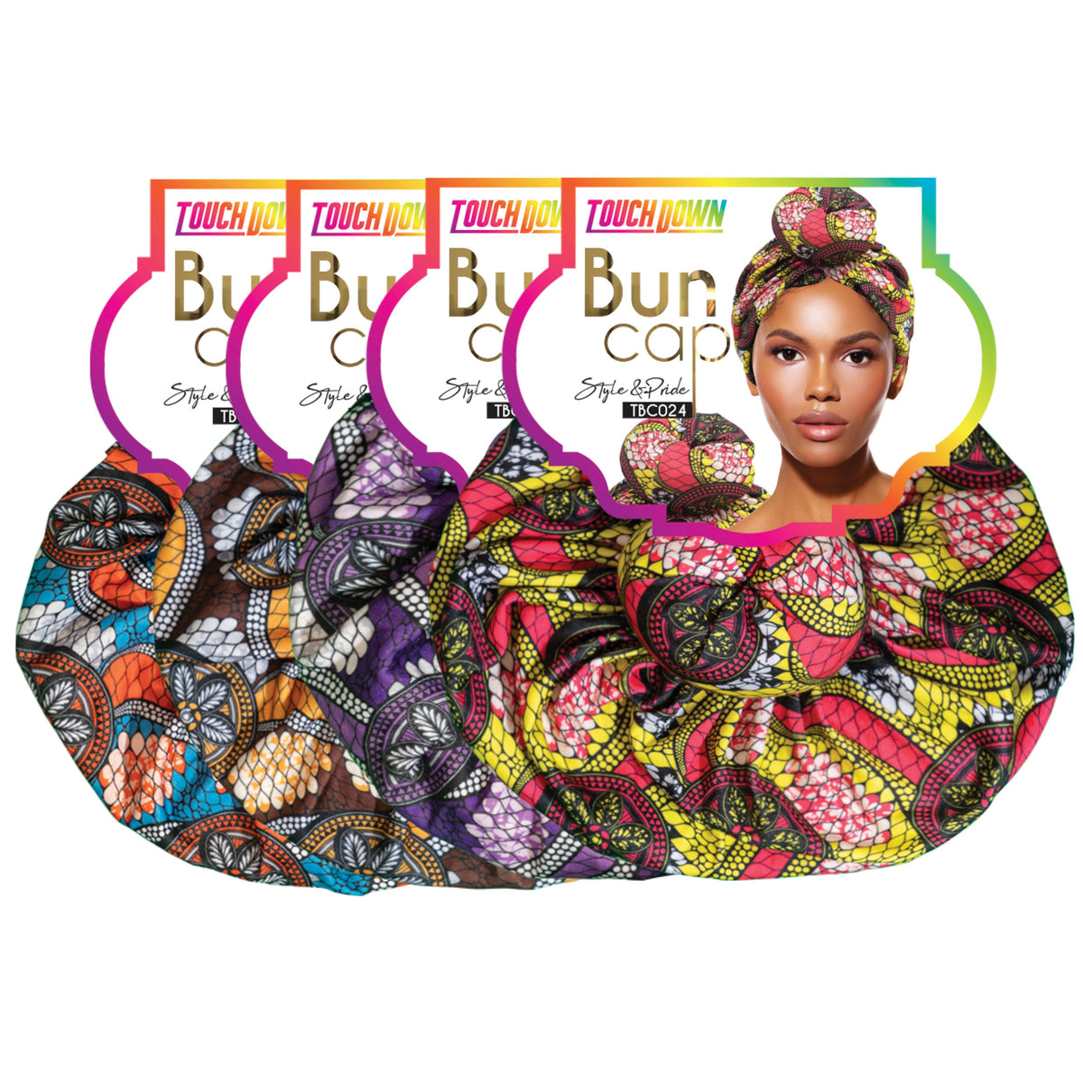 TouchUps Bun Caps – Donut Snake Love Assorted Pack