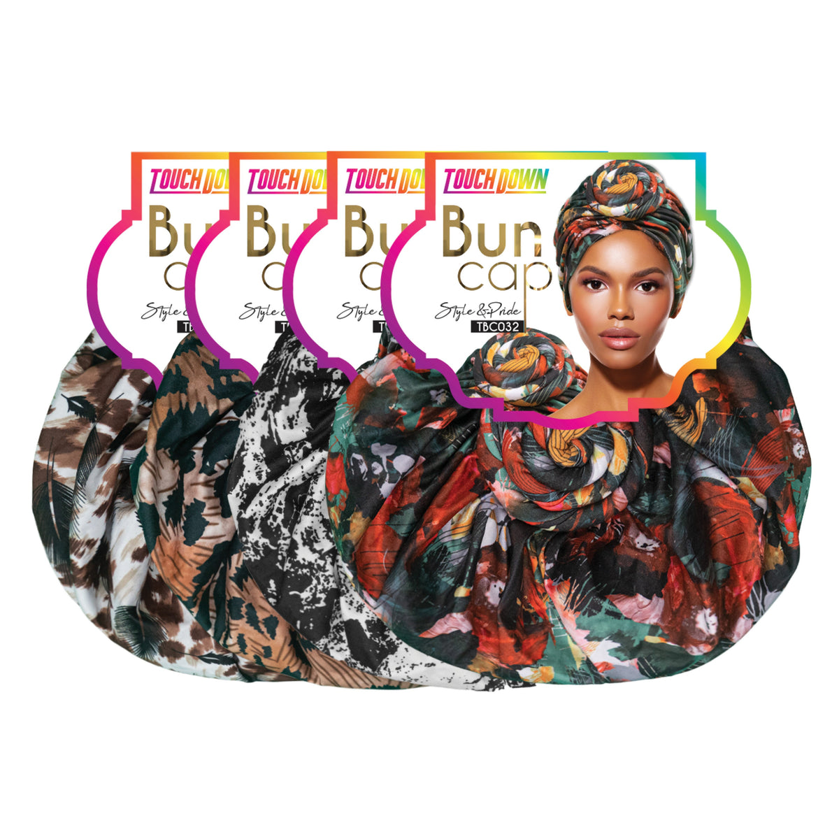 TouchUps Bun Caps – Twist Mix Assorted Pack