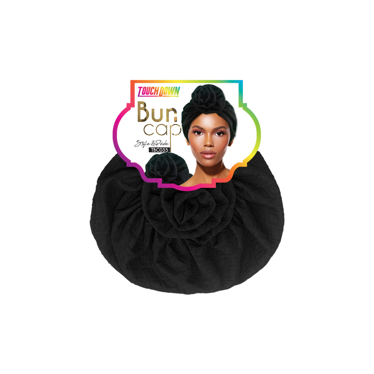 TouchUps Bun Caps – Woven Black