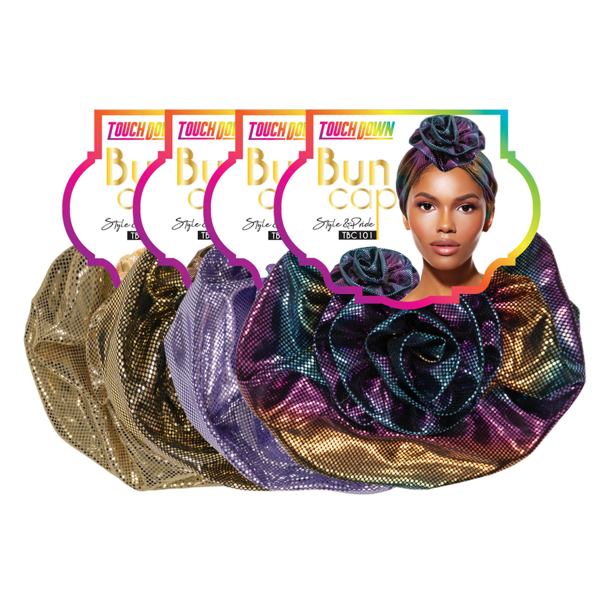 TouchUps Bun Caps – Sparkling Assorted Pack