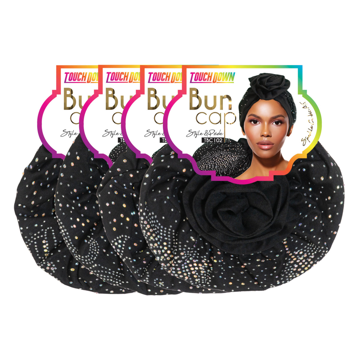 TouchUps Bun Caps – Cubic#1 Assorted Pack
