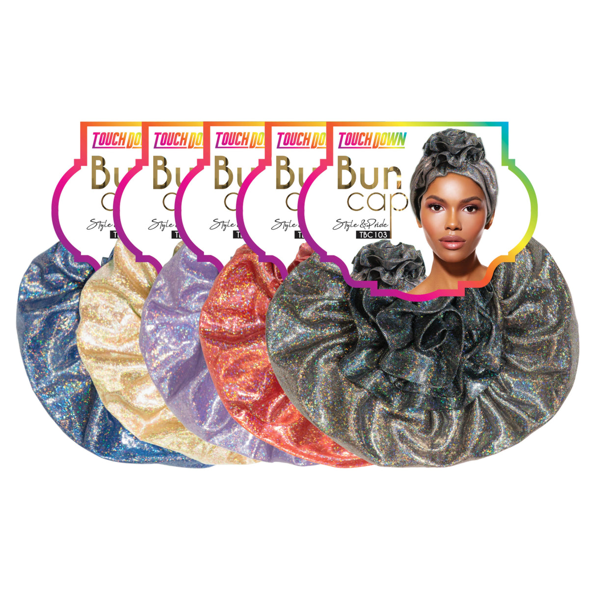 TouchUps Bun Caps – Sparkling#2 Assorted Pack