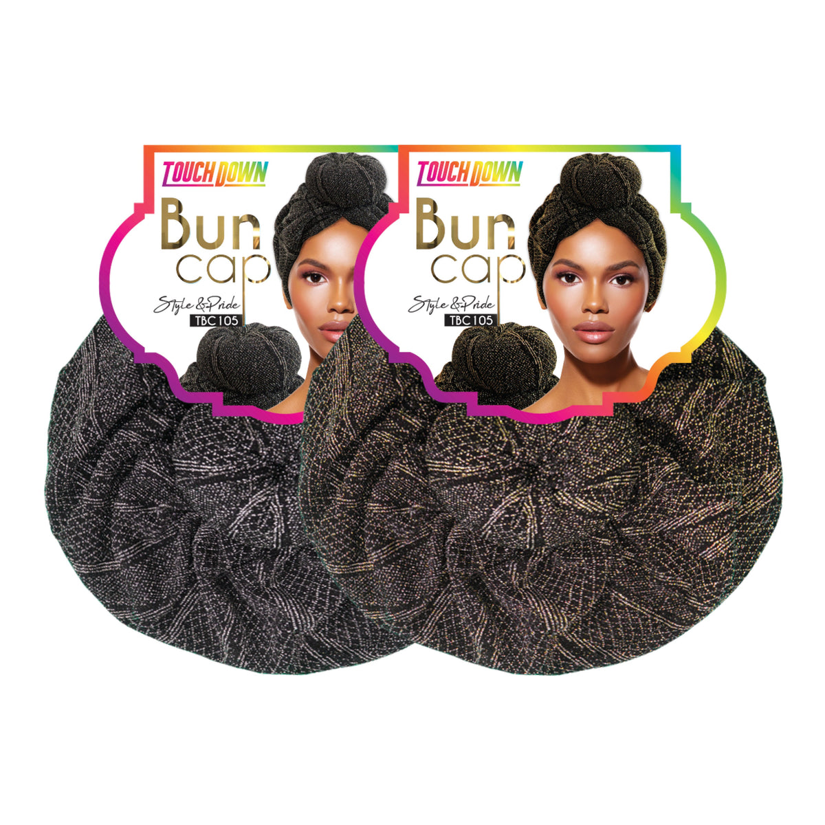 TouchUps Bun Caps – Donut Metallic Assorted Pack