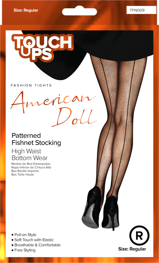 TouchUps American Doll Fishnet Stockings – AMERICAN DOLL REGULAR (1 PC)
