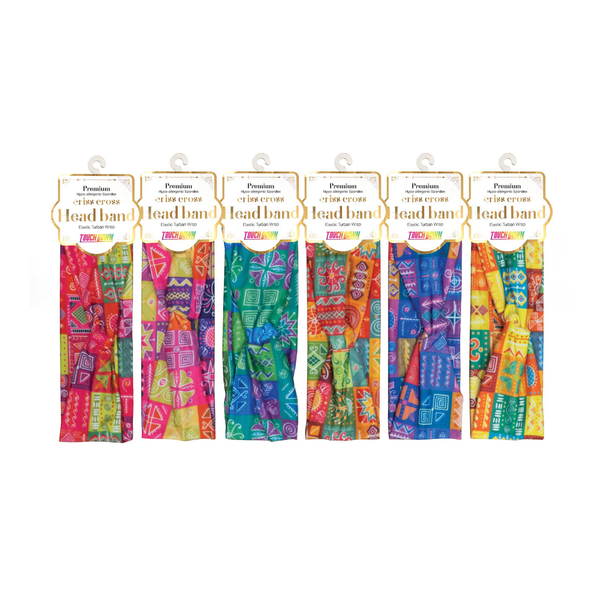 TouchUps Criss-Cross Headband – African Art