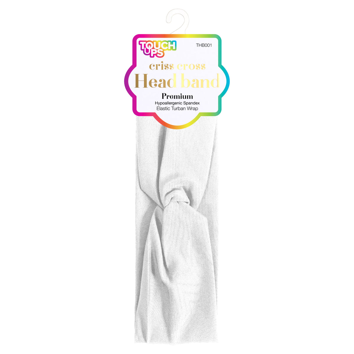 TouchUps Criss-Cross Headband – White