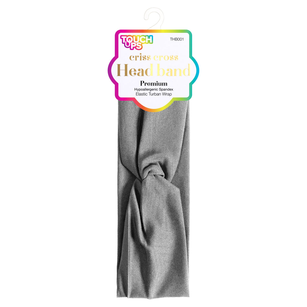 TouchUps Criss-Cross Headband – Gray