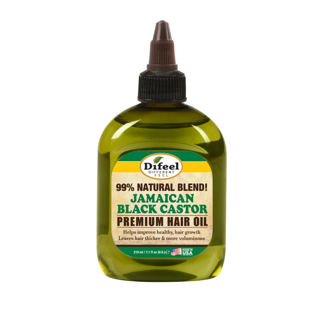 Difeel Jamaican Black Castor Premium Hair Oil Strengthen, Thicken & Promote Growth 2.5 oz