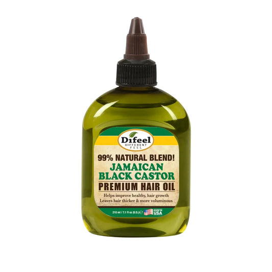 Difeel Jamaican Black Castor Premium Hair Oil Strengthen, Thicken & Promote Growth 2.5 oz