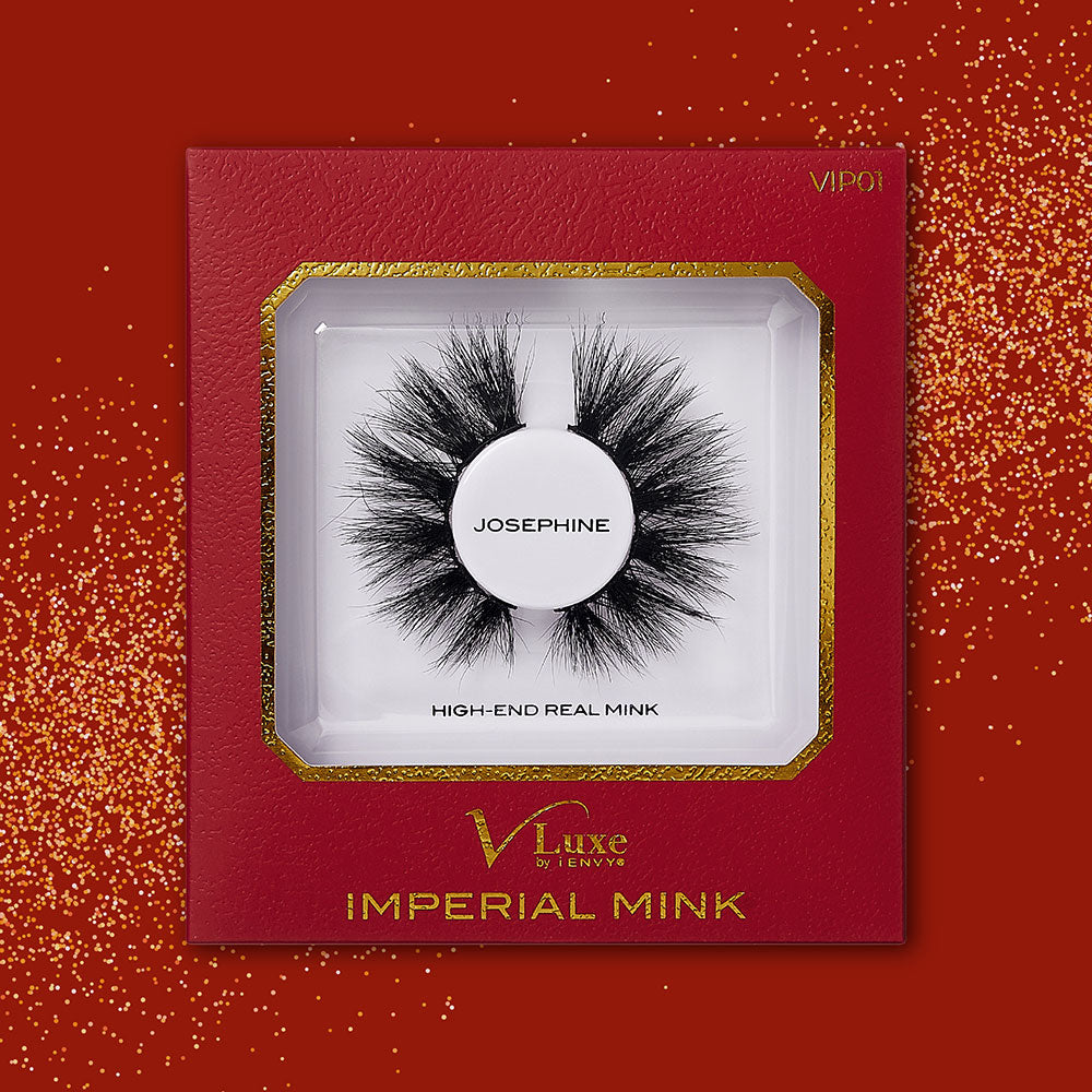 VIP01_extra_001 "VLuxe By i•ENVY Imperial Mink Strip Lashes, additional product view 1."