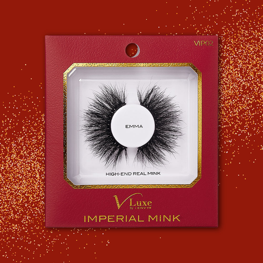 VIP02_extra_001 "VLuxe By i•ENVY Imperial Mink Strip Lashes, additional product view 1."