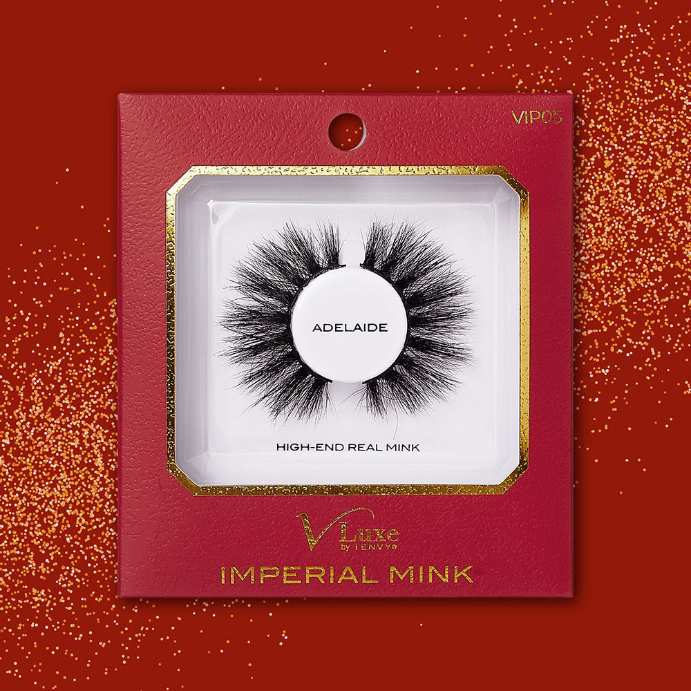 VIP05_extra_001 "VLuxe By i•ENVY Imperial Mink Strip Lashes, additional product view 1."