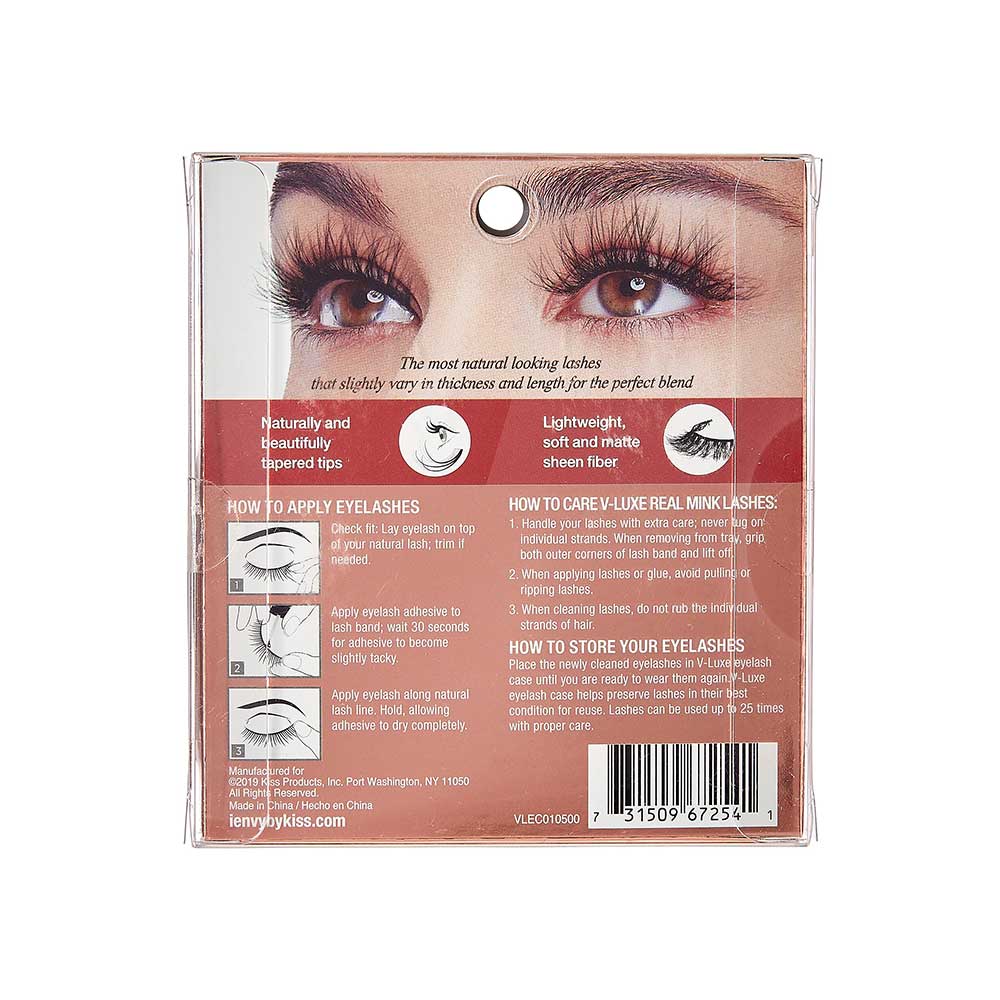 VLEC01_extra_005 "VLuxe By i•ENVY Real Mink Strip Lashes, additional product view 5."