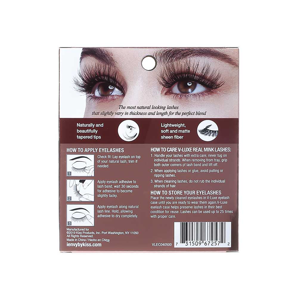 VLEC04_extra_005 "VLuxe By i•ENVY Real Mink Strip Lashes, additional product view 5."