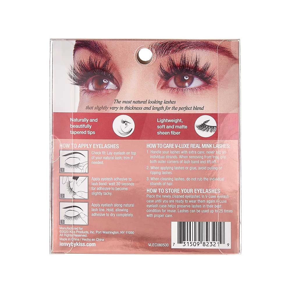 VLEC08_extra_005 "VLuxe By i•ENVY Real Mink Strip Lashes, additional product view 5."