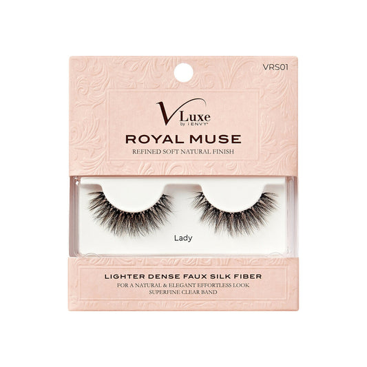 VLuxe Royal Muse Lady strip lashes in packaging