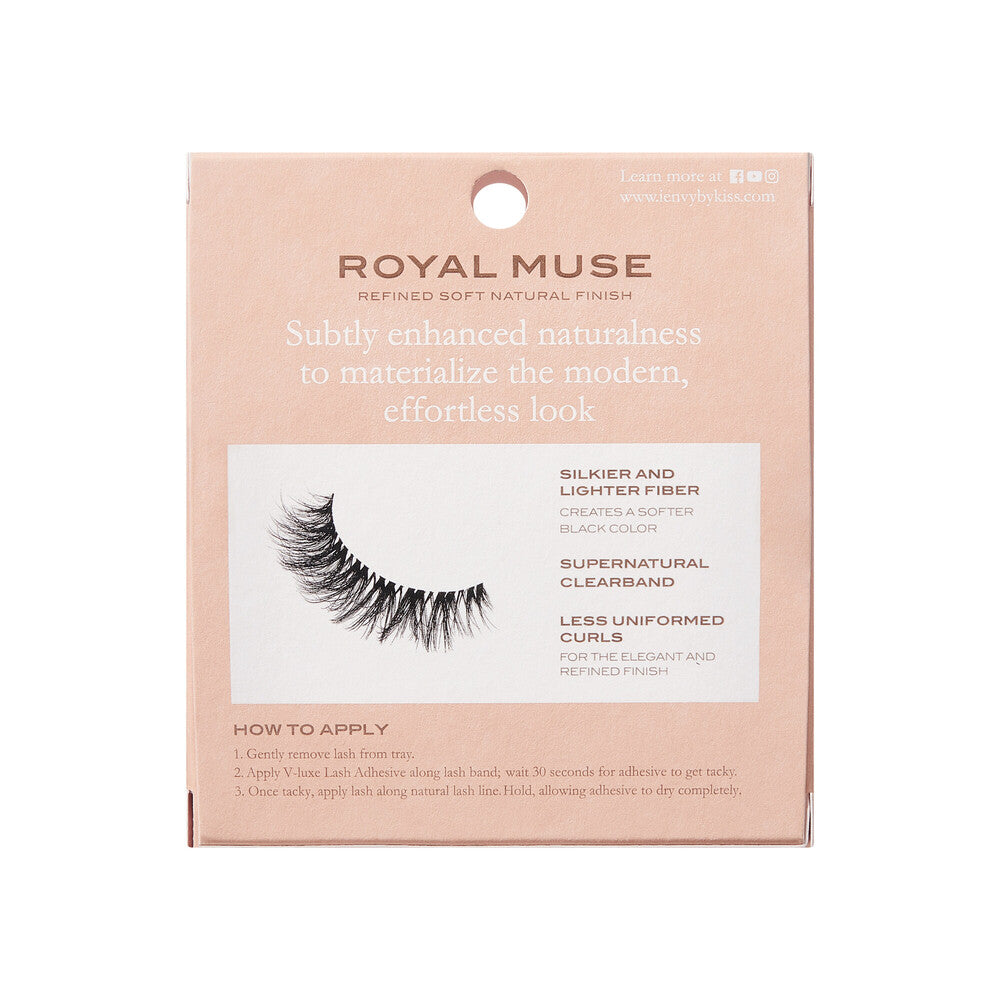 VRS02_extra_004 "VLuxe By iENVY Royal Muse Strip Lashes, package back."