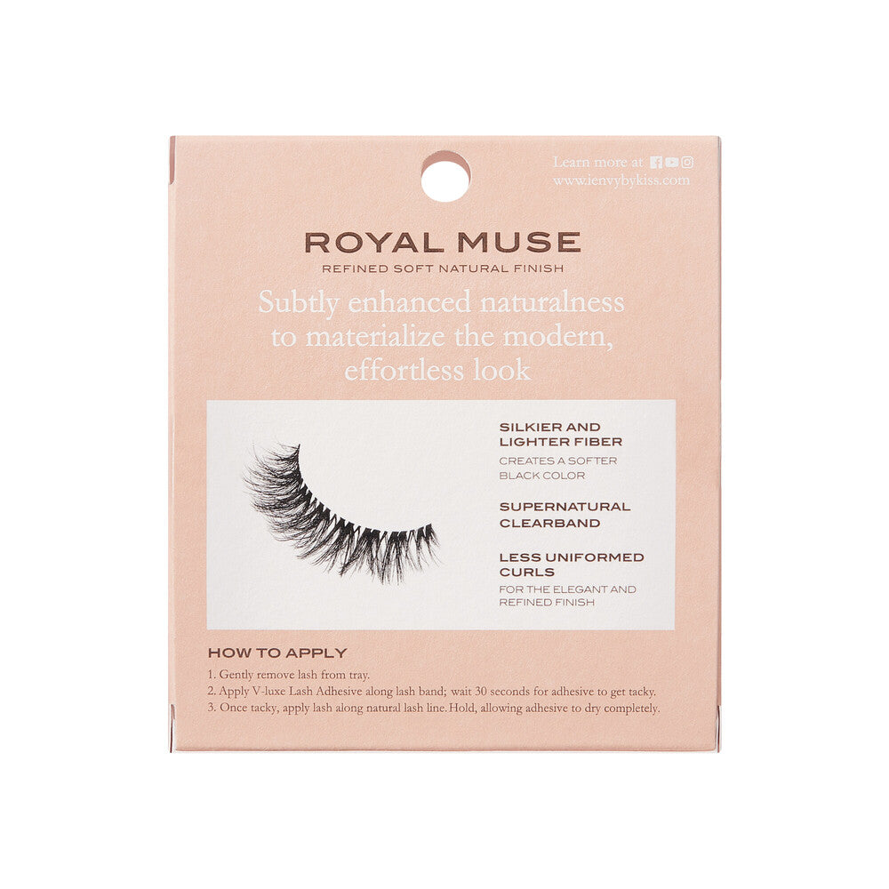 VRS04_extra_004 "VLuxe By iENVY Royal Muse Strip Lashes, package back."