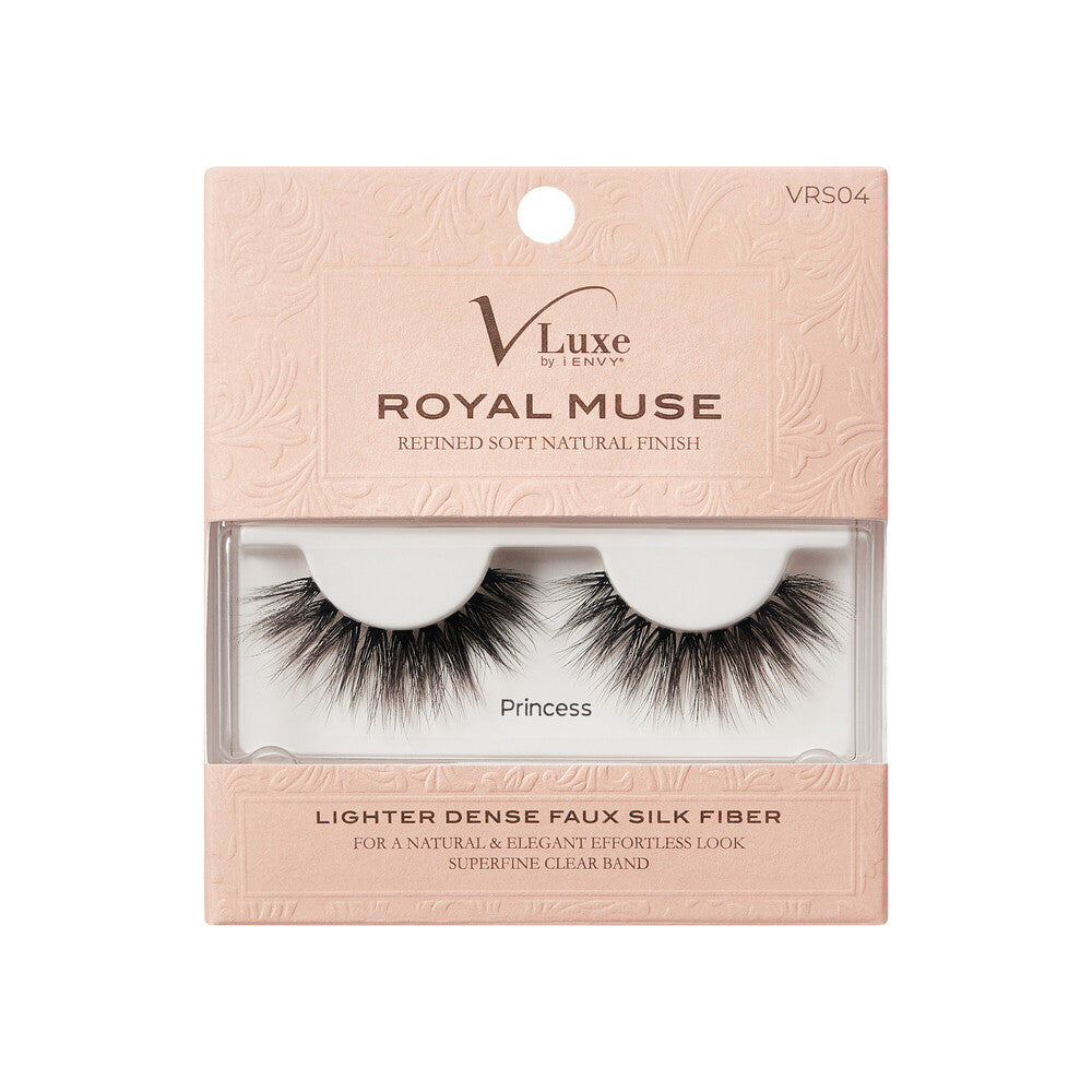 VRS04_main "VLuxe By iENVY Royal Muse Strip Lashes, package front."