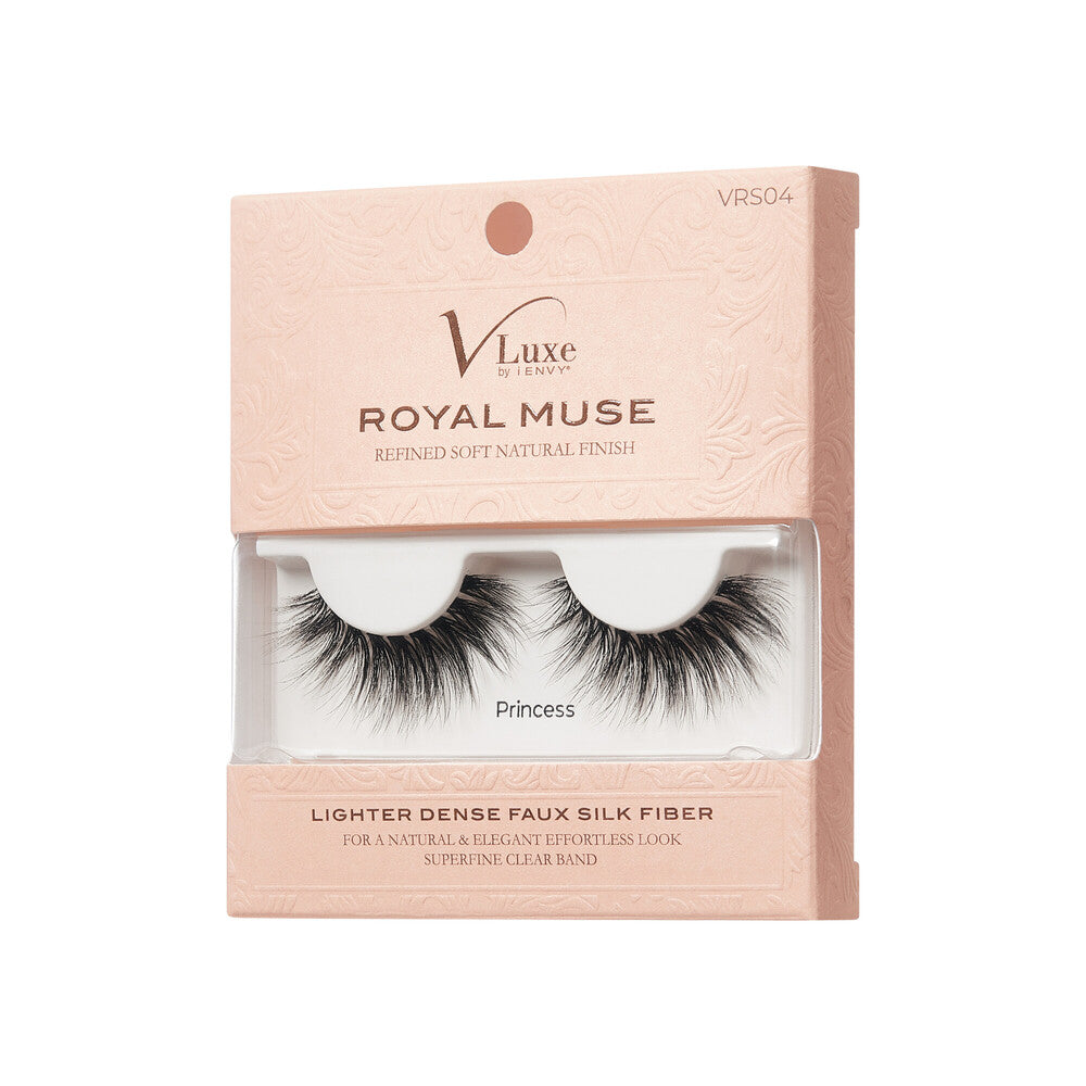 VRS04_extra_003 "VLuxe By iENVY Royal Muse Strip Lashes, side of package."