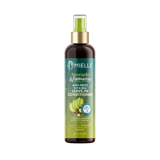 Mielle Avocado & Tamanu Anti-Frizz Slip & Seal Leave-In Conditioner – 8 oz - Elevate Styles