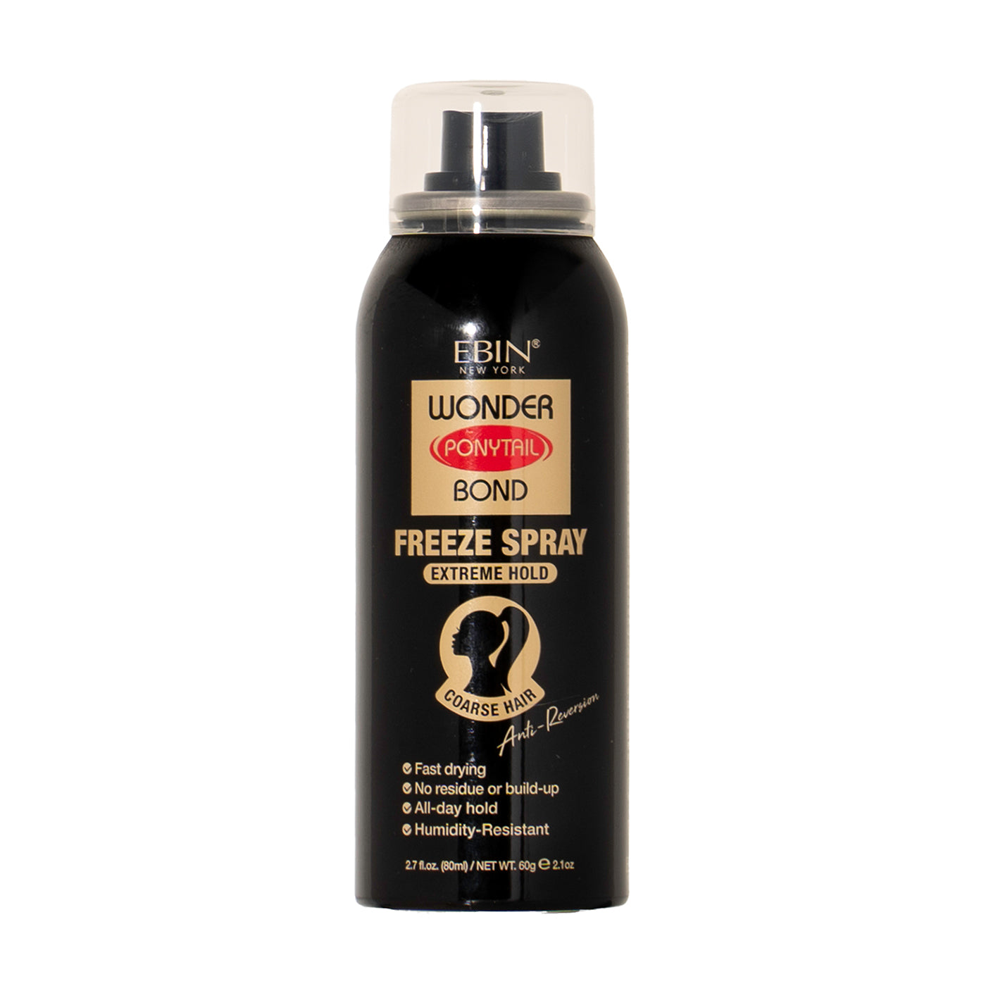 Wonder Ponytail Bond Freeze Spray - Extreme Hold - EBIN NEW YORK