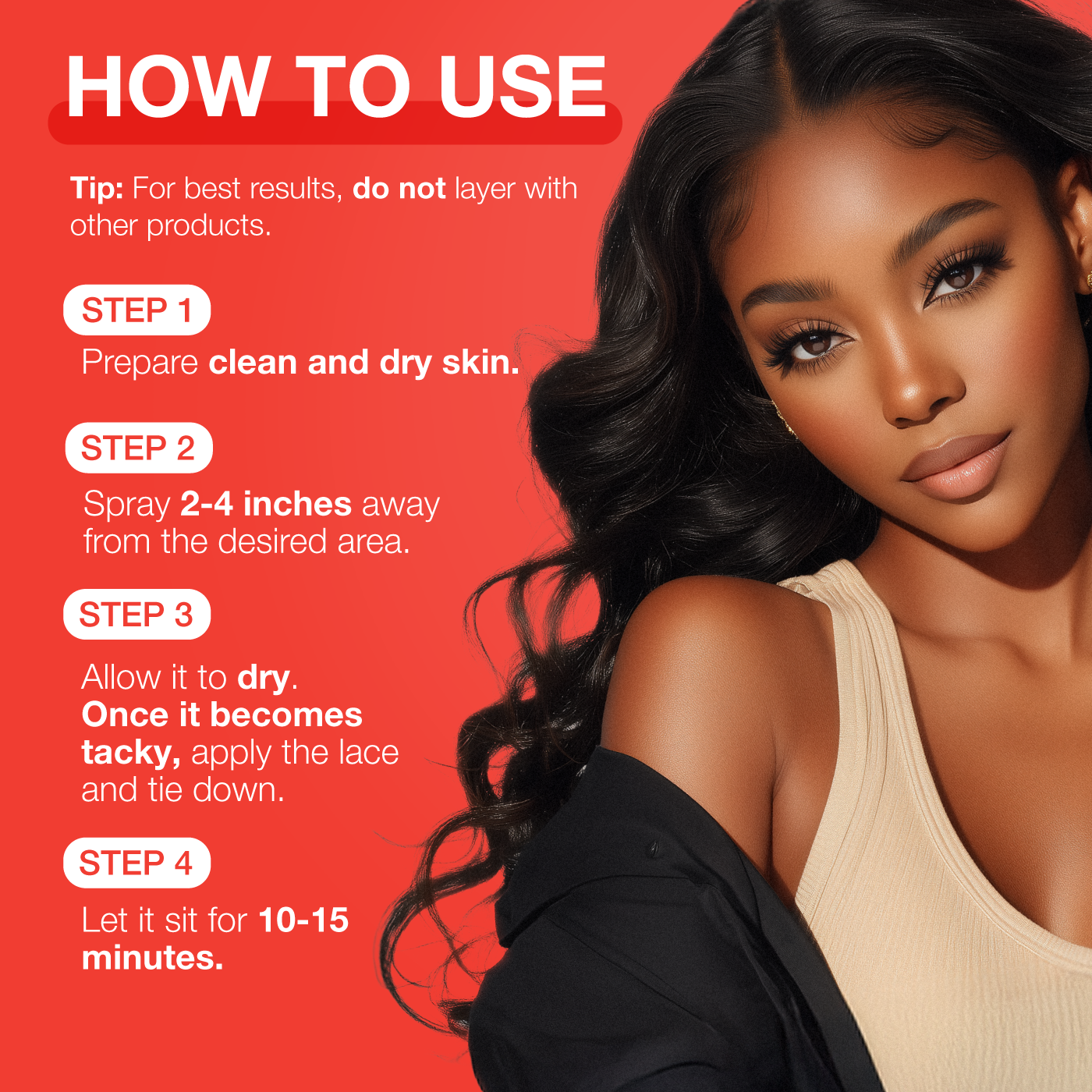 Wonder Lace Bond Wig Adhesive Spray - Extreme Firm Hold - EBIN NEW YORK