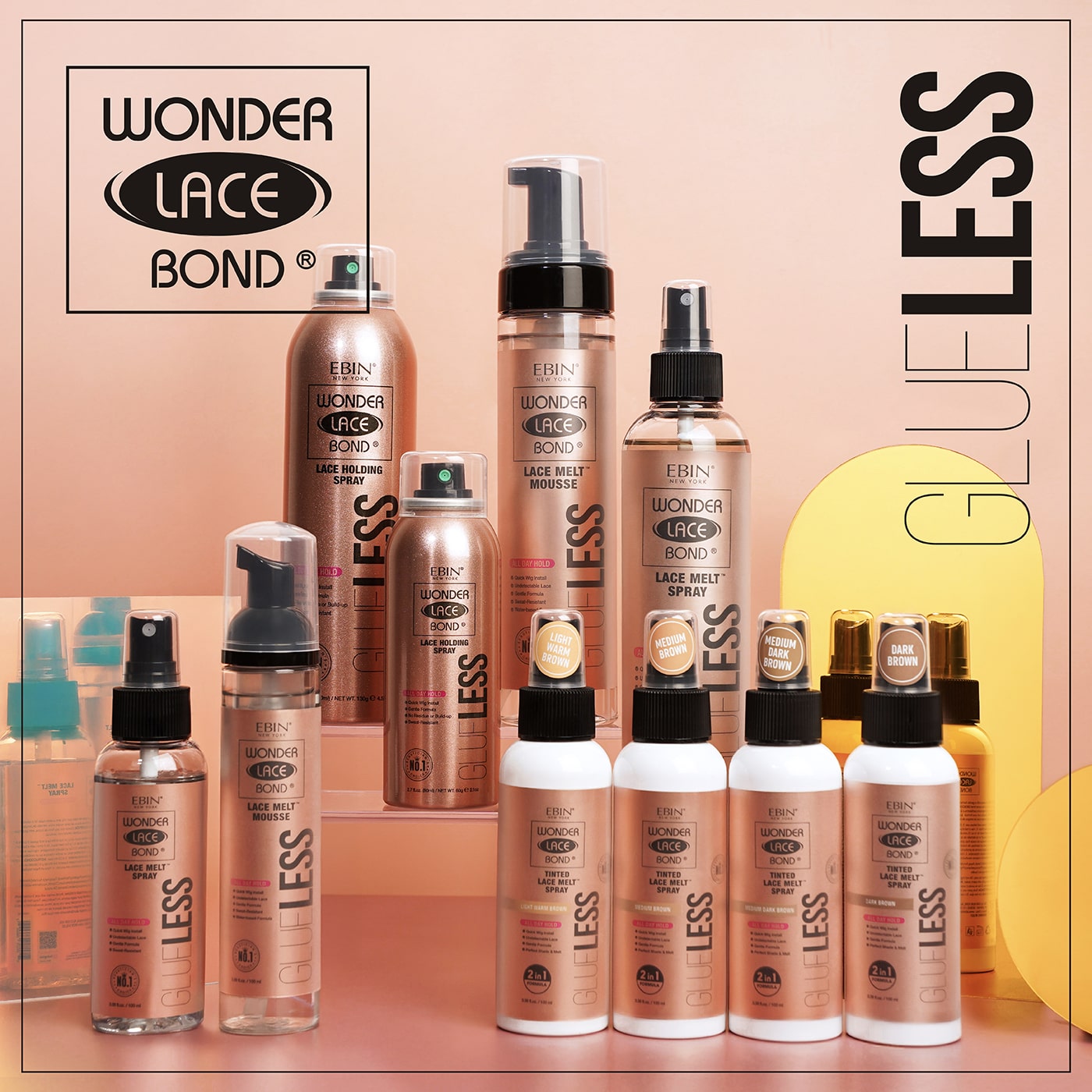 Wonder Lace Bond GLUELESS - Lace Holding Spray - EBIN NEW YORK