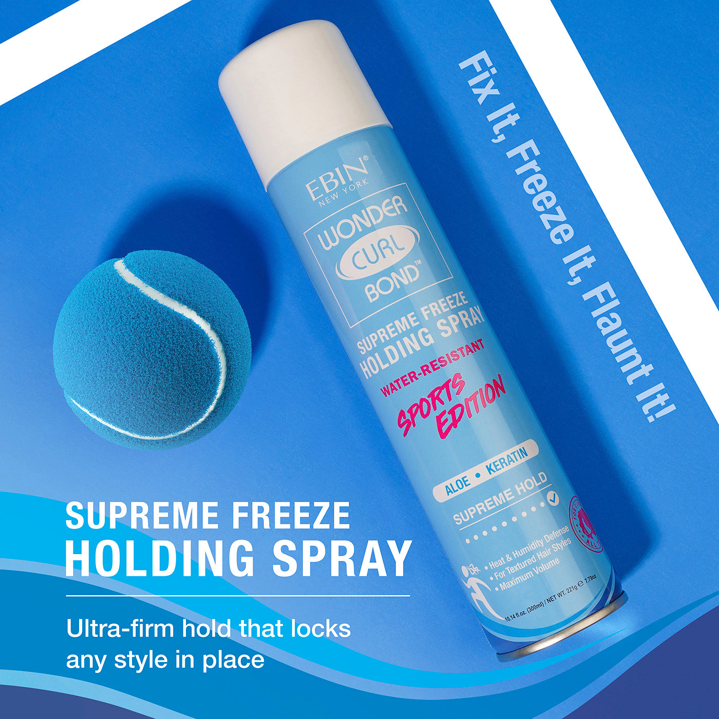 Wonder Curl Bond - Holding Spray Sports Edition - EBIN NEW YORK