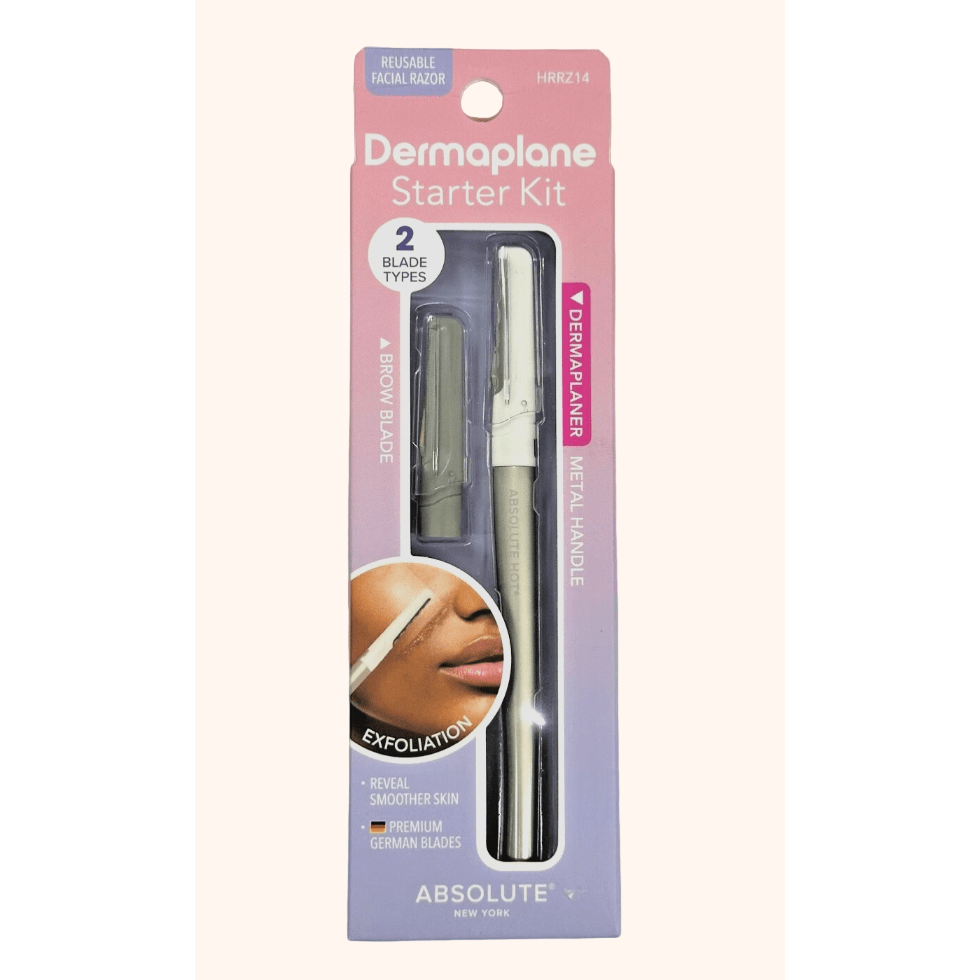 Absolute NewYork Dermaplane Starter Kit for Brows & Exfoliation - Beauty Exchange Beauty Supply