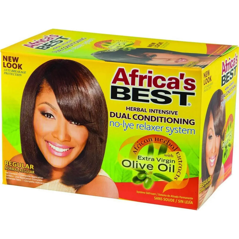 Africa's Best Herbal Intensive No-Lye Relaxer Regular strength box